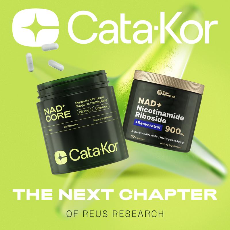 Cata-Kor NR900 - Suplemento de NAD+ para combatir el envejecimiento cutáneo, aumentar la energía y la concentración